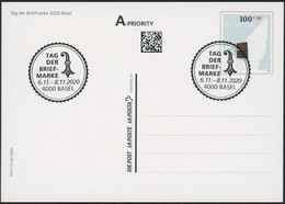 Suisse - 2020 - Tag Der Briefmarke • Basel - Bildpostkarte - Sonderstempel - Lettres & Documents