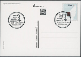 Suisse - 2020 - Tag Der Briefmarke • Basel - Bildpostkarte - Sonderstempel - Cartas & Documentos