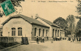 Raon L'étape Laneuveville * La Gare * Ligne Chemin De Fer Vosges - Raon L'Etape