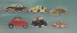 PINS PIN'S AUTO 751 BMW  ISETA TRABANT AUTOMOBILE AUTO JOURNAL SERIE 3 LOT 6 PINS DONT 1 AB ARTHUS - BMW