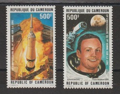 Cameroun 1984 Espace PA 342-3, 2 Val ** MNH - Kamerun (1960-...)