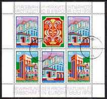 BULGARIA 1978 Architectural Heritage Block Used.  Michel Block 80 - Used Stamps