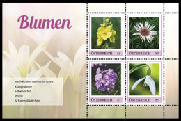 Autriche** - Molène, Chardon Argenté, Phlox, Perce-neige/Koningskaars, Zilverdistel, Phlox, Sneeuwklokjes - Nuovi