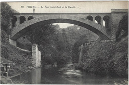 63  Thiers  - Le Pont De Saint Roch  Et La Durolle - Thiers