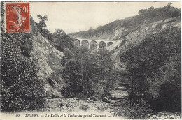 63  Thiers  - La Vallee  Et Le Viaduc  Du Grand Tournant - Thiers