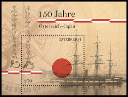 Autriche** 150e Anniv Des Relations Diplomatiques Avec Le Japon /150e Verjaardag Van Diplomatieke Betrekkingen Met Japan - Unused Stamps