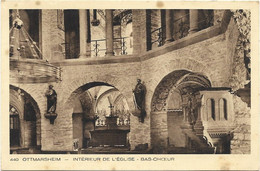 CPA - BRAUN & Cie, Edit. - 440 - OTTMARSHEIM - INTERIEUR DE L'EGLISE - BAS-CHOEUR - Ottmarsheim