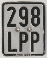 License Plate - Nummerplaat: Moped-bromfiets Plaatje 1996 Germany - Duitsland (D) - Plaques D'immatriculation