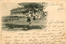 Arcachon * Moulleau * Hôtel ? * CPA écrite En 1900 !!! - Arcachon