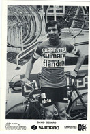 CARTE CYCLISME - David Gerard - Equipe Flandria - Cyclisme