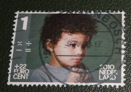 Nederland - NVPH - 2776c - 2010 - Gebruikt - Cancelled - Kinderzegels - Kind Met Blauw Truitje - Used Stamps