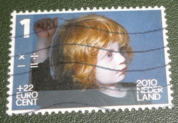 Nederland - NVPH - 2776f - 2010 - Gebruikt - Cancelled - Kinderzegels - Kind Met Zwart Truitje - Used Stamps