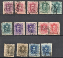 ESPAGNE ESPAÑA SPAIN Alphonse XIII OBLITÉRÉS, 14 Timbres 272-274-276-282...etc - Gebruikt