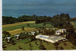 MESSERY LE BAYO LE TOURNEBROCHE COLONIE DE VACANCES ALSTHOM PISCINE CHAUFFEE VUE AERIENNE - Messery