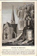 1 GRAVURE Camille Marie Thérèse Pétronille Danneel Décédée 1858  Eglise De Berchem   Printer Vandennest - Obituary Notices