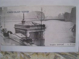 CPA.   1910  PARIS Inondé.   La Morgue. - Inondations