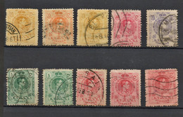 ESPAGNE ESPAÑA SPAIN Alphonse XIII OBLITÉRÉS, 10 Timbres 243-244-246...etc - Gebraucht