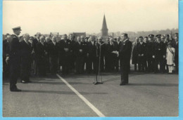 Photo Originale-1954-Namur-Jambes-Inauguration Du Pont Des Ardennes-Prince Albert De Liège-Bourgmestre Louis Huart-15x10 - Lugares