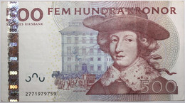 Suède - 500 Kronor - 2002 - PICK 66a.2 - TTB - Suède