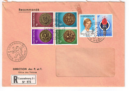 1974 - Sceaux Des XIIIe Et XIVe Siècles - Princesse Marie-Astrid - Cinquantenaire De La Fédération Mutualiste Luxembourg - Briefe U. Dokumente