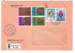 1974 - Sceaux Des XIIIe Et XIVe Siècles - Princesse Marie-Astrid - Cinquantenaire De La Fédération Mutualiste Luxembourg - Covers & Documents