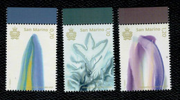 San Marino 2021 Bicentenario Dell’Omeopatia In Italia 3v Bordo Foglio Complete Set ** MNH - Unused Stamps