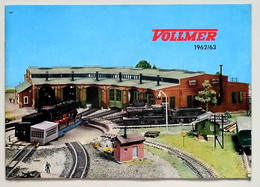 Catalogue VOLLMER 1962-63 - MODÉLISME DÉCORS PONTS BÂTIMENTS POUR VOIES FERRÉES TRAINS - Modellbau