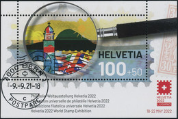 Suisse - 2021 - Helvetia - Block - Ersttag Stempel ET - Oblitérés