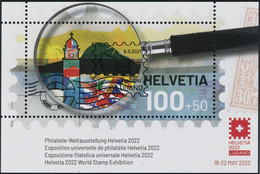 Suisse - 2021 - Helvetia - Block - Ersttag Voll Stempel ET - Usati