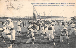 Nantes  44   Concours Gymnastique 1909     Pose Plastique. Fusil - Nantes