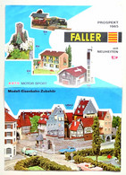 FALLER PROSPEKT 1965 - MODELL-EINSENBAHN-ZUBEHÖR - Cataloghi