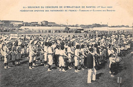 Nantes  44   Concours Gymnastique 1909    Tambours Et Clairons Des Société      N° 20 - Nantes