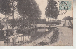 Environs De Sens - SOUCY - La Rû De Mauvotte , Le Moulin , Route De Béon  PRIX FIXE - Soucy