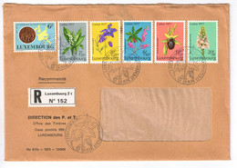 1977 - Caritas - Plantes Protégées (III) - 20e Anniversaire Des Traités De Rome.. - Storia Postale