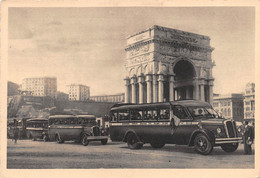 011022 "AUTOMOBILI DA NOLEGGIO - ISOLA CAV. VITTORIO - GENOVA - 31 MARZO 1934 - XII" ANIMATA - CART. ORIG. NON SPED. - Sonstige & Ohne Zuordnung