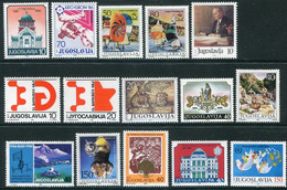 YUGOSLAVIA 1986 Thirteen Commemorative Issues MNH / **. - Ungebraucht