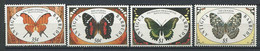 190 ANTIGUA BARBUDA 1991 - Yvert 1326/29 - Papillon - Neuf ** (MNH) Sans Charniere - Antigua Et Barbuda (1981-...)