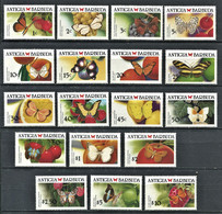 190 ANTIGUA BARBUDA 1988 - Yvert 1096/113 - Papillon - Neuf ** (MNH) Sans Charniere - Antigua Et Barbuda (1981-...)