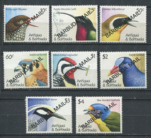 190 BARBUDA 1991 - Yvert 1151/58 Surcharge Barbuda Mail - Oiseau - Neuf ** (MNH) Sans Charniere - Antigua Et Barbuda (1981-...)