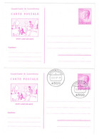 1980 - 2 Cartes Postales - Grand-Duc Jean. - Tarjetas Conmemorativas