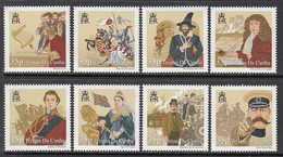 2011 Tristan Da Cunha British History PART III WWI Waterloo Magna Carta Complete Set Of 8 MNH - Tristan Da Cunha