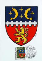 ► Carte Maximum Card # PETANGE 1981 - Luxembourg # Blason ,Armoirie, Wappen  # - Ecusson, Héraldisme - - Maximumkaarten