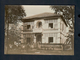Photographie - Belle Villa -  Animée - Attelage - Au Verso "Saigon 1907" - Plaatsen