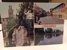Cartolina Cordovado Prov Pordenone Vedutine ,monumento 1973 - Pordenone