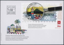 Suisse - 2021 - Helvetia - Block - Ersttagsbrief FDC ET - Ersttag Voll Stempel - Brieven En Documenten