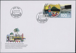 Suisse - 2021 - Helvetia - Blockausschnitte - Ersttagsbrief FDC ET - Cartas & Documentos