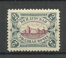 RUSSIA Russland Latvia 1901 Lettland Wenden Michel 12 * - Ongebruikt