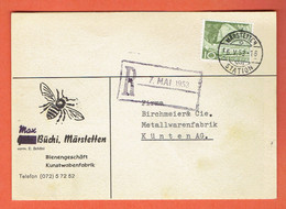 1P - Doc - Bon De Commande - Auftragsbestätigung - Obl Marstetten 1953 - Suisse