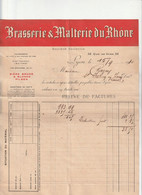 69-Brasserie & Malterie Du Rhône.... Lyon..(Rhône)...1912 - Otros