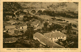 Le Chambon De Vorey * Vue Générale Et Hôtel Du Parc * Ligne Chemin De Fer - Andere & Zonder Classificatie